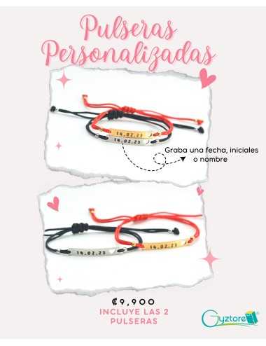 Pulseras personalizadas...