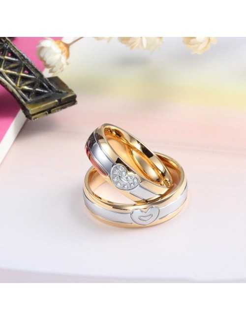 Anillos pareja online acero